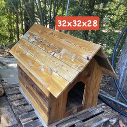 Cedar Wood Dog House Light Weight