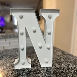 Small Marquee Letter N