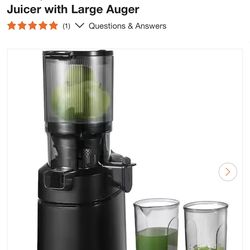 68 oz. Black Masticating Juicer