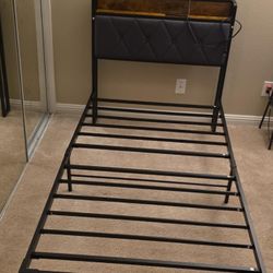 Twin Extra Long Bed Frame No Mattress