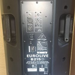 3 15" Powered Speakers N Covers