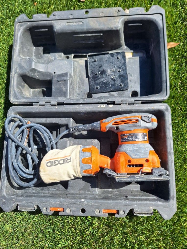 RIDGID 1/4 Sheet Sander 2.4 Amps for Sale in Hemet,
