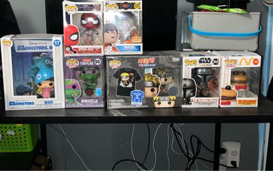 Funko $10 each Naruto is $15