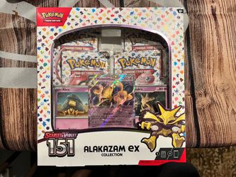 Scarlet & Violet 151 Alakazam EX collection