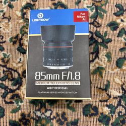 Lightdow 85mm f/1.8 Lens for Nikon AI – Great Portrait Lens