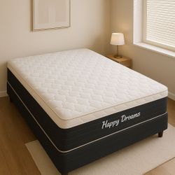 Full Size Mattress Pillow Top 14” Inches Thick ✨New From Factory Excellent Comfort Also Available: Twin, Queen And King Same Day Delivery 🚚 