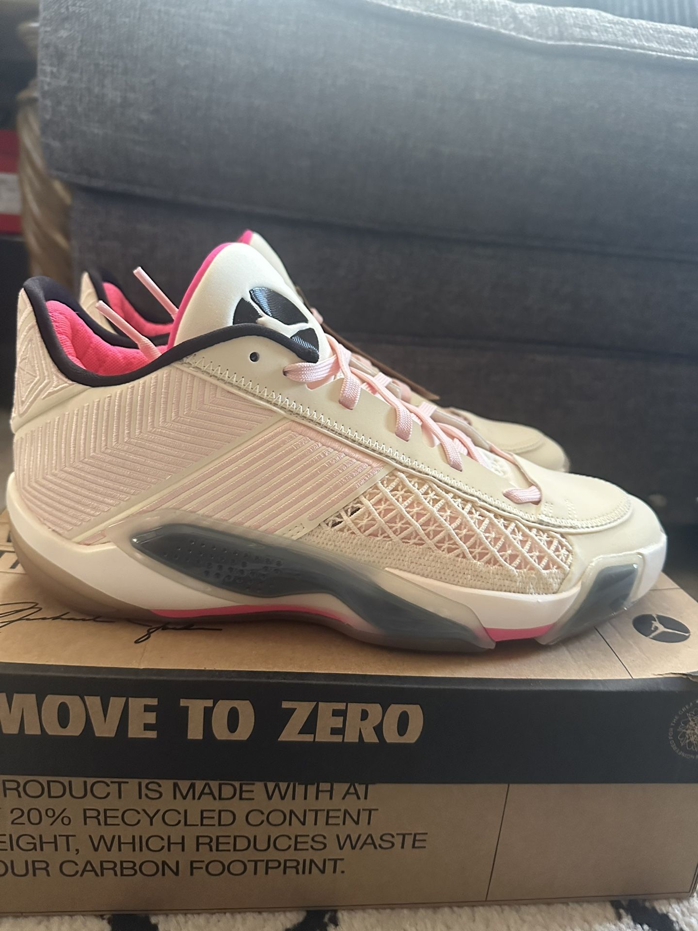 Brand new Jordan 38 low Coconut Milk size 9.5 with box