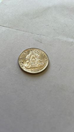 1936 50 Centavos de Honduras Plata