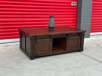 Wooden Storage Coffee Table