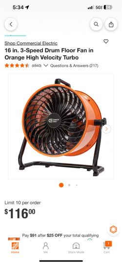 New commercial fan $60 firm