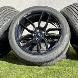 NEW 20” Dodge Charger Wheels SRT Challenger Hellcat wheels 5x115 rims Goodyear 245/45R20 Tires A/S