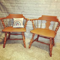 Refinished Vintage Chairs 