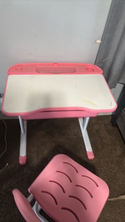Kids Desk and Chair Set Pink