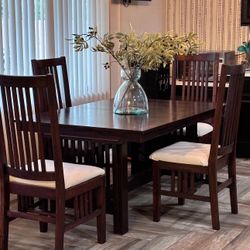Tommy Bahama Style Kitchen Table And Chairs Set, Dining Set 