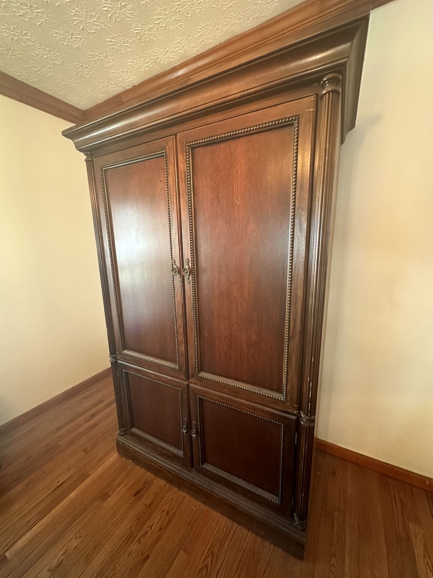 Antique wooden armoire 