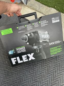 Brand new flex 6-Amp 24-volt Variable Speed Brushless 1/2-in Drive Cordless Impact Wrench