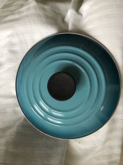 9.25” Le Creuset Turquoise Stock Pot Lid Only