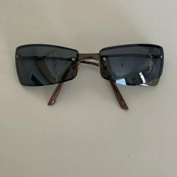 vintage  retro frameless sunglasses 