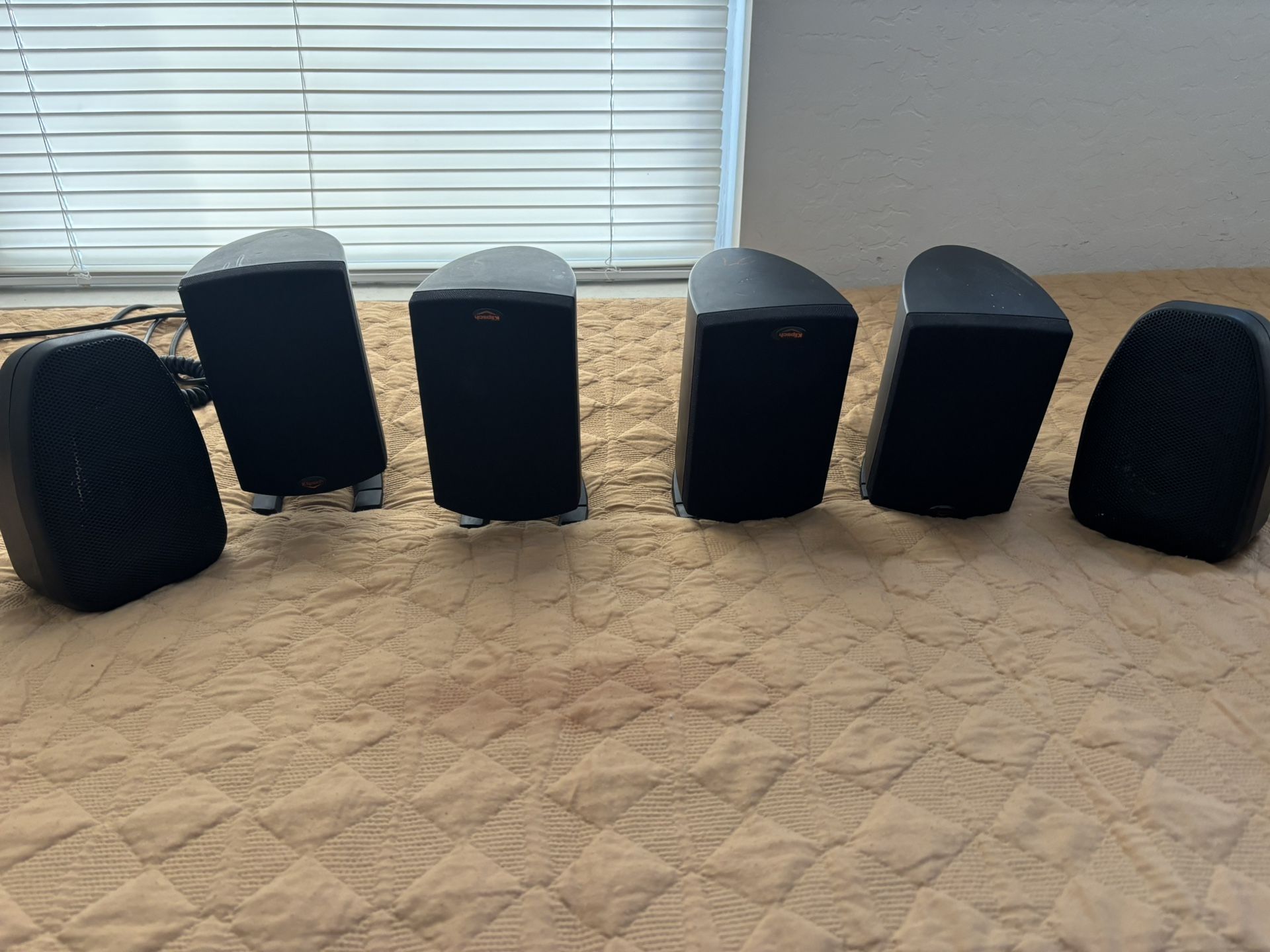 4 Klipsch & 2 Bic America Speakers 