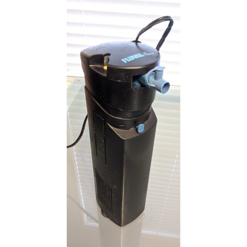 Fluval 4 Plus Water Pump Filtration System Aquarium Tank Reptile Turtle Amphibian