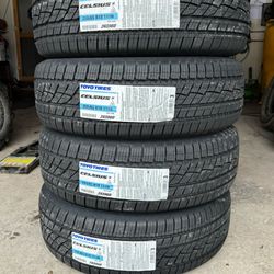 (4) - 255/65/18 Toyo Celsius II All Weather Tires