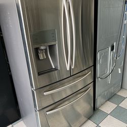 Samsung stainless steel refrigerator) delivery Available)