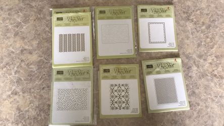 Stampin up embossing folders $5.00 each