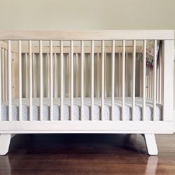 Wooden Crib + Mattress