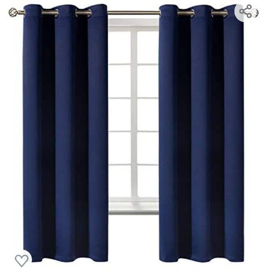 Navy Blue Curtains