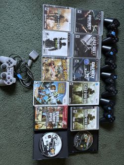 Wii And PlayStation Games And Controllers (message For More Info) 