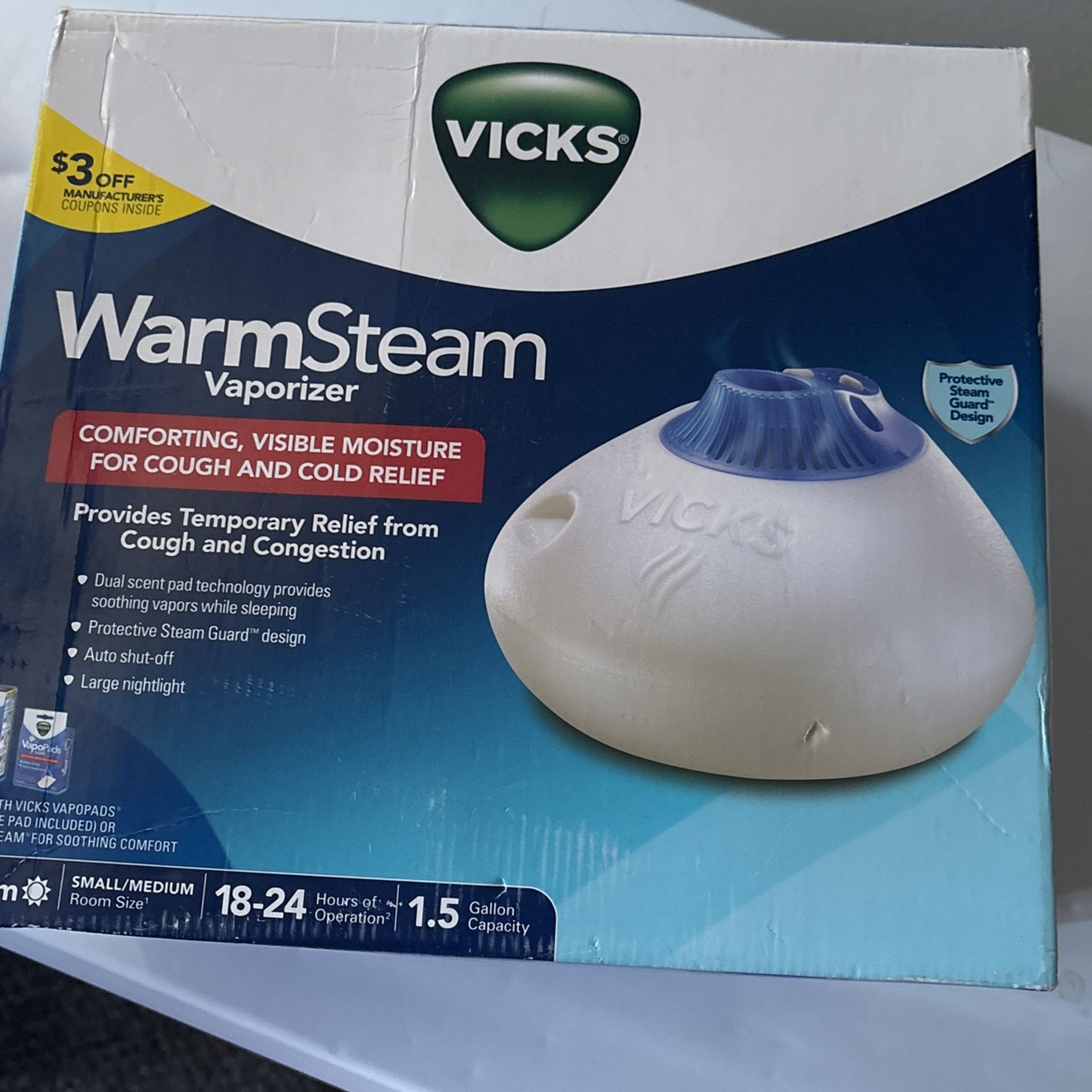 Vicks Warm Steam Vaporizer