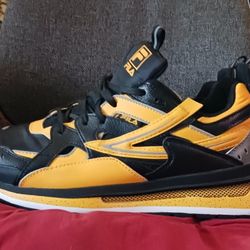 Fila Sandenal Mens Sneaker  BlackGoldWhite
