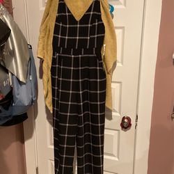 CUTE Charlotte Russe Plaid Jumpsuit 