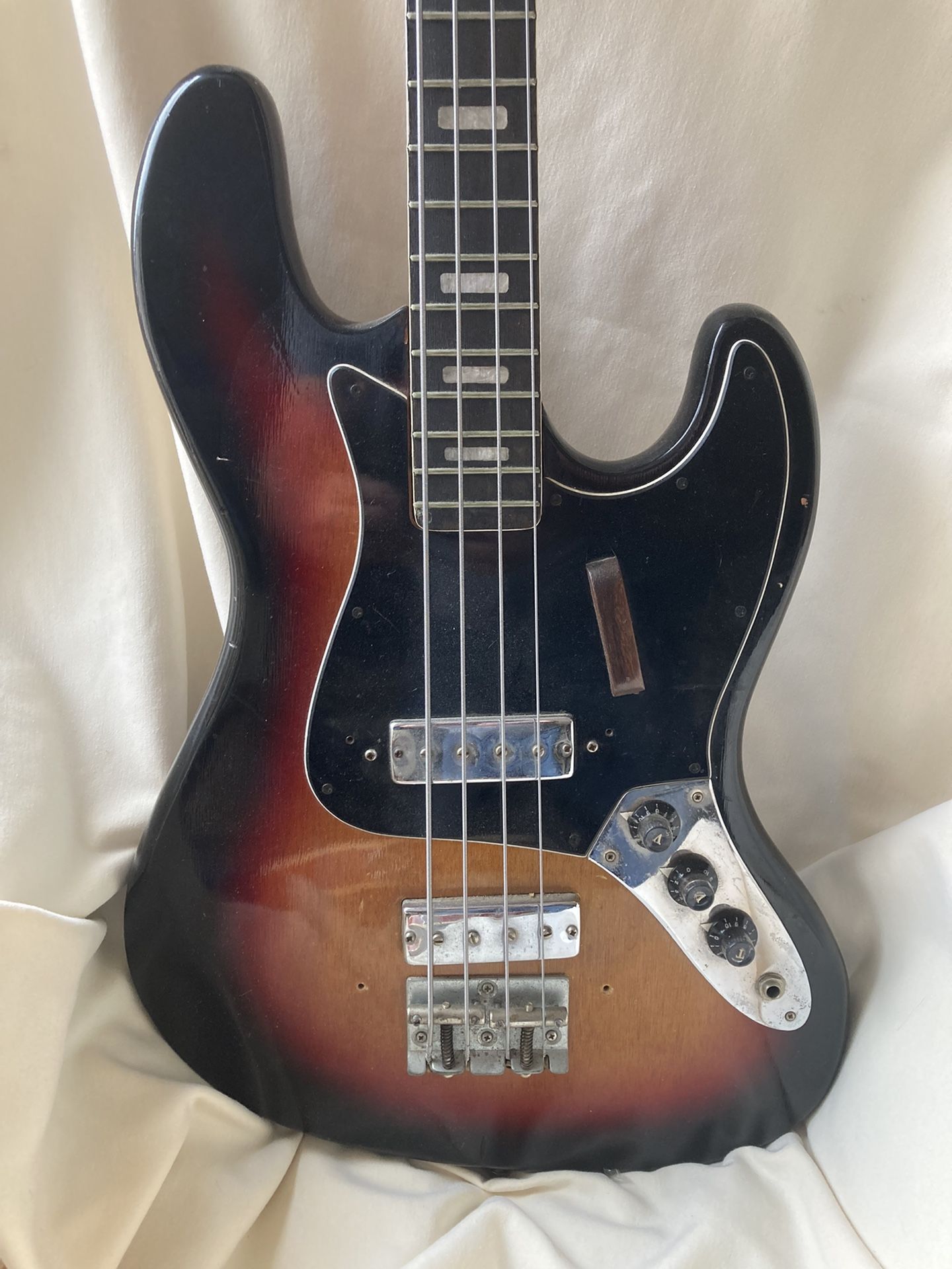 Vintage Jazz Bass Guitar