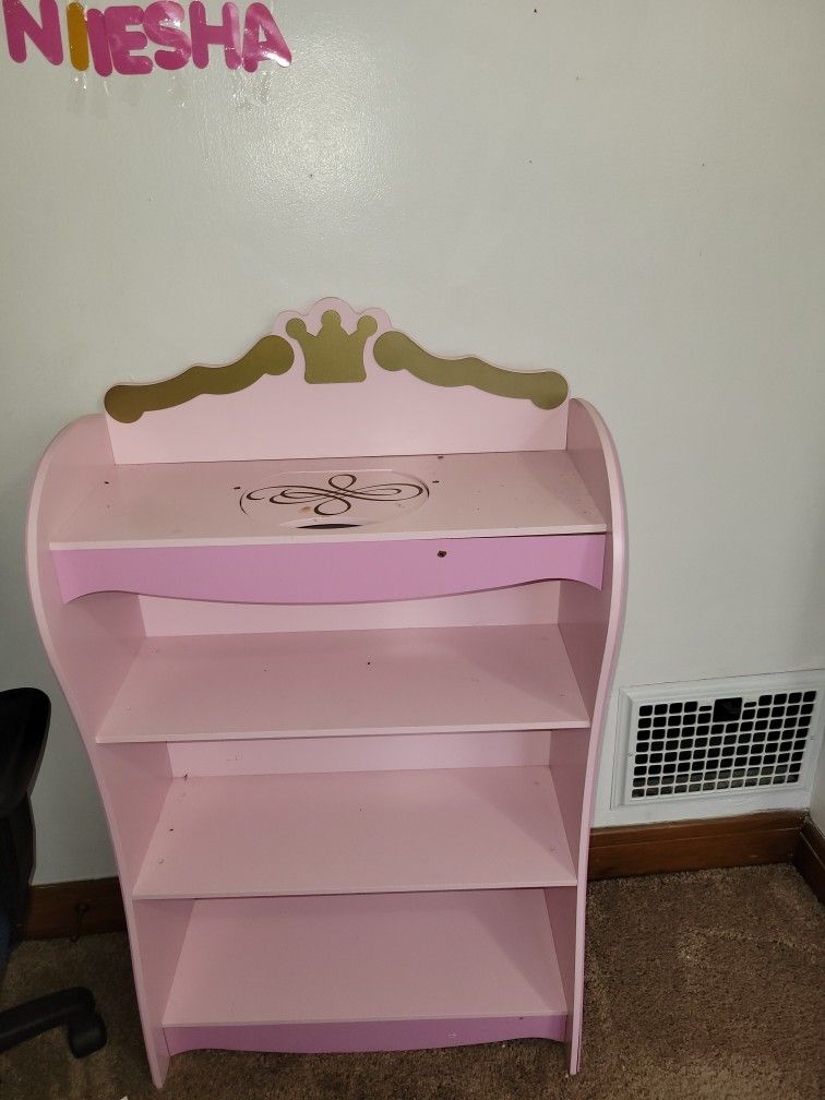Changing Table With Sign