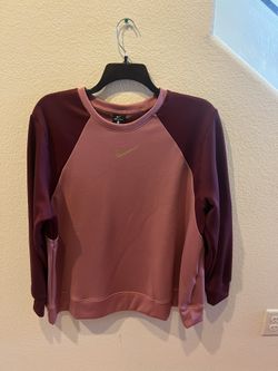 Nike Burgundy & Pink Sweater-Size 2X