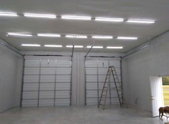 8 Brand New 8ft LED Commercial Light Fixtures – 110V