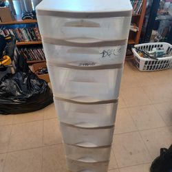 7 Drawer Plastic Containers 