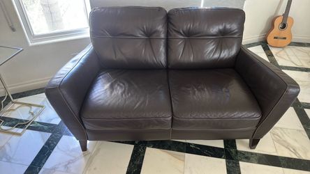2 Leather couches