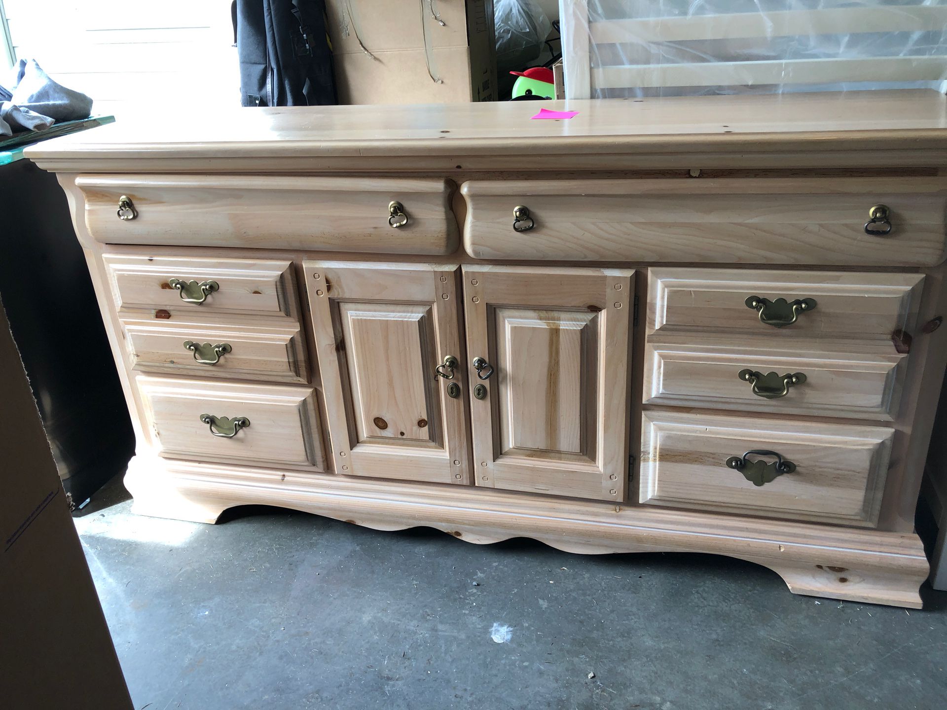Hefty Wood Dresser
