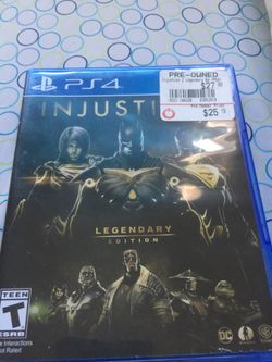 INJUSTICE 2 PS4