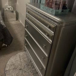 Dresser, Mirror, & Matching Chest-$175
