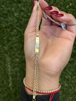 14k Baby ID Bracelet 