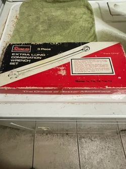 Snap on oexl xtra large wrenches old style logo sae  barely used