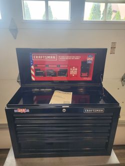 CRAFTSMAN 1000 Series 26.07-in W x 17.49-in H x 12.1-in D 5 -Drawer Steel Tool Chest ( Black ) Item #997948 |