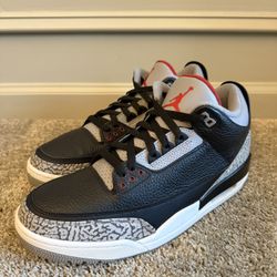 Jordan 3 Black Cement Size 12