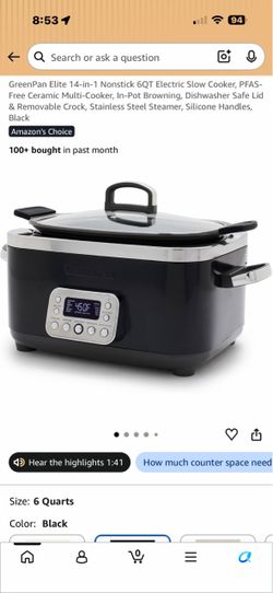 GreenPan Elite 6qt multi-cooker