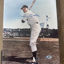 Authentic Mickey Mantle Signed Photo