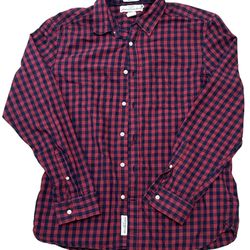 L.O.G.G. Label Of Graded Goods Men’s H&M Red & Black Plaid Button Up Shirt