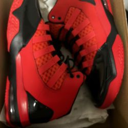 Air Jordan Mens Size 8 DS Red And Black Patent Leather 